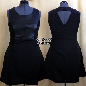 Romeo & Juliet A Line Faux Leather Dress